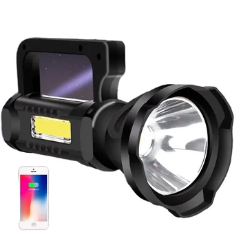 High-Intensity LED Flashlight with Long-Range Battery Life Durable for Long-Distance Lighting