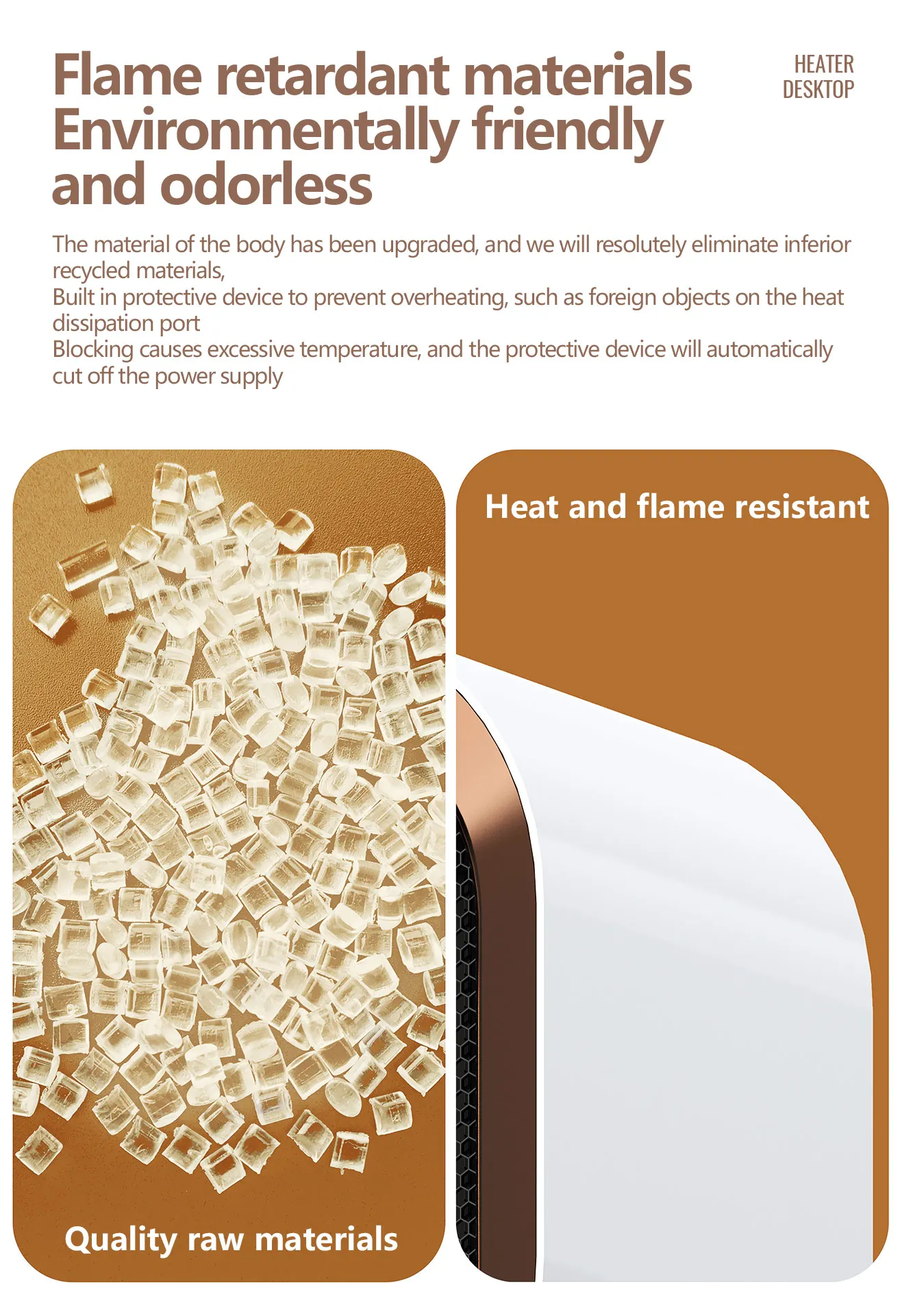 product jr 1200w portable electric fan heater warmer winter indoor desktop heater quick heating household space air hot electric fan-3