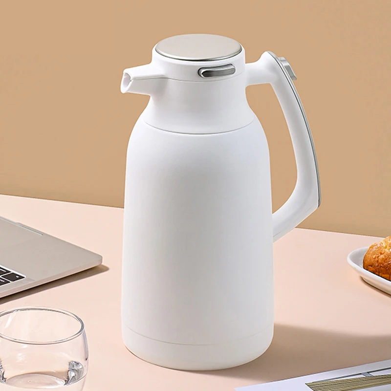 68Oz/2L Thermal Coffee Carafe Insulated Vacuum Stainless Steel Tea Pitcher  Pot