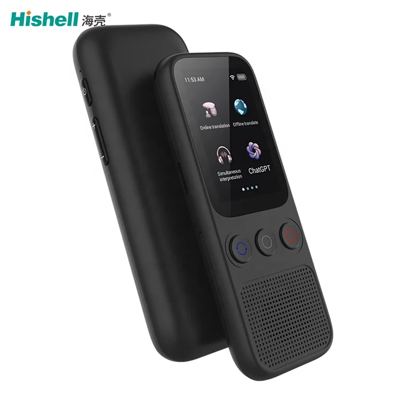 Smart Voice Translator Chat GPT Languages Translation Offline Instant Pocket Translate Machine for Travel Business