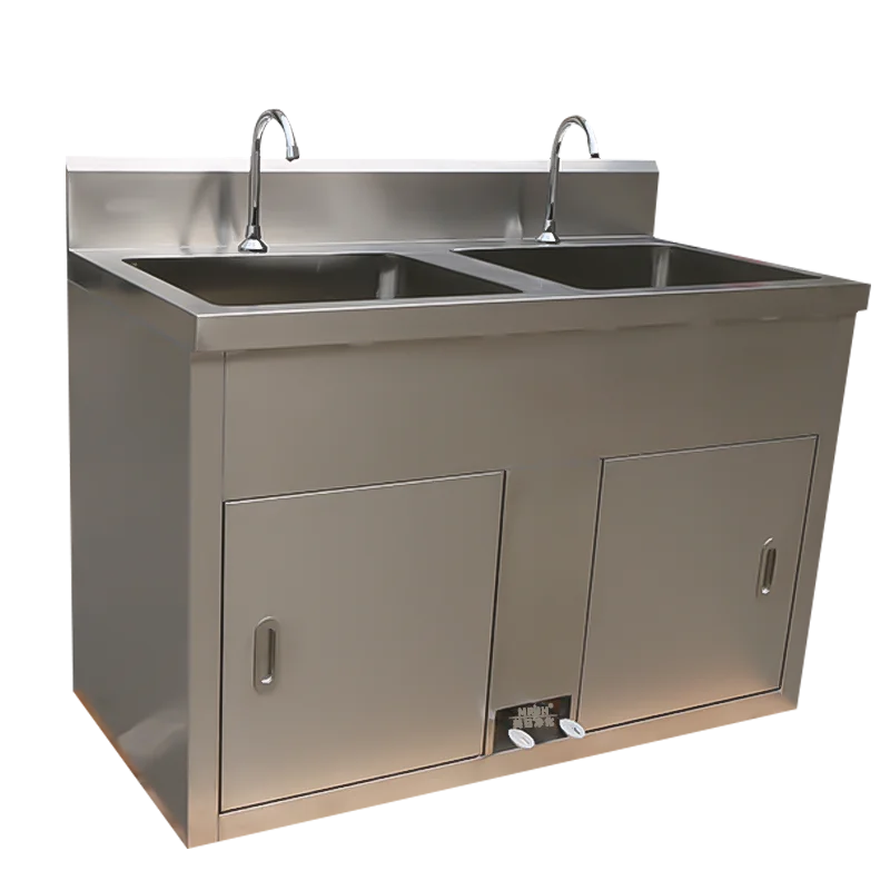 Ножная педаль, ручная раковина из нержавеющей стали, больничная хирургическая раковина, медицинская раковина