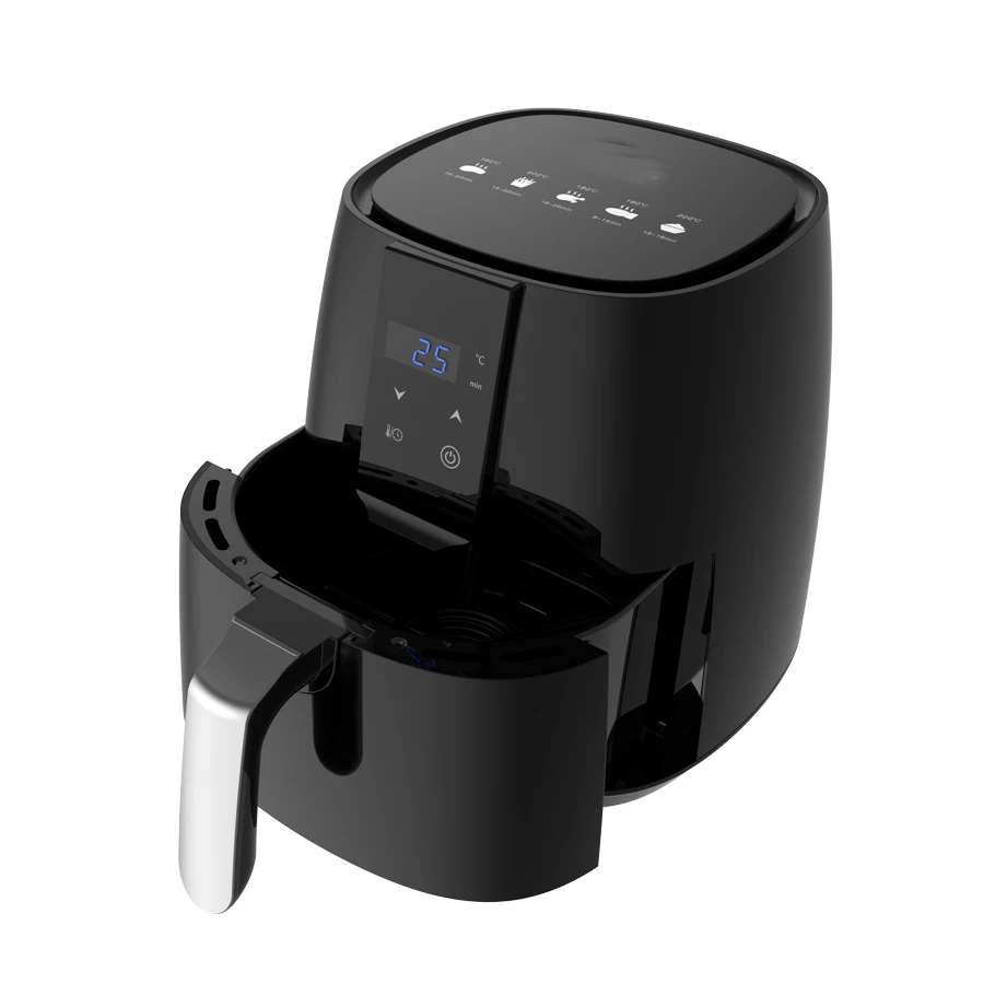 Silvercrest 2.2L Digital Air Fryer Black 1400W