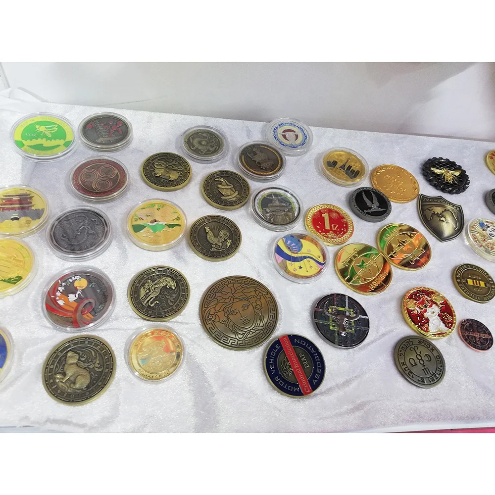 Акция 2021, необычный дизайн под заказ, сувенир из цинкового сплава, медная антикварная монета, металл, имитация под старину, поделки