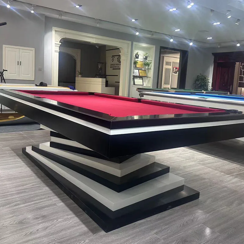 Professional Factory Direct Sales Pool Tables Slate Bed Solid Wood