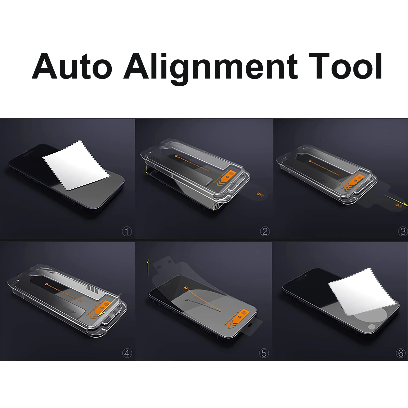 For Galaxy S24 Series Tempered Glass Fingerprint ID Unlock Screen Protector for Samsung S24 with Auto Alignment Tool