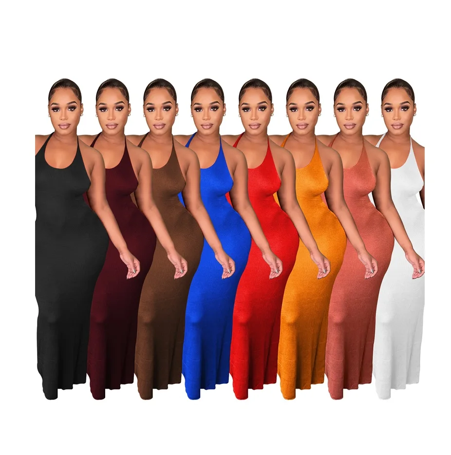 Hot Sexy Mature Design Red Blue Low Cut Women Backless Halter Wedding  Evening Maxi Long Fitted Dress 2022 Wholesale For Women - Buy Backless  Dress ...