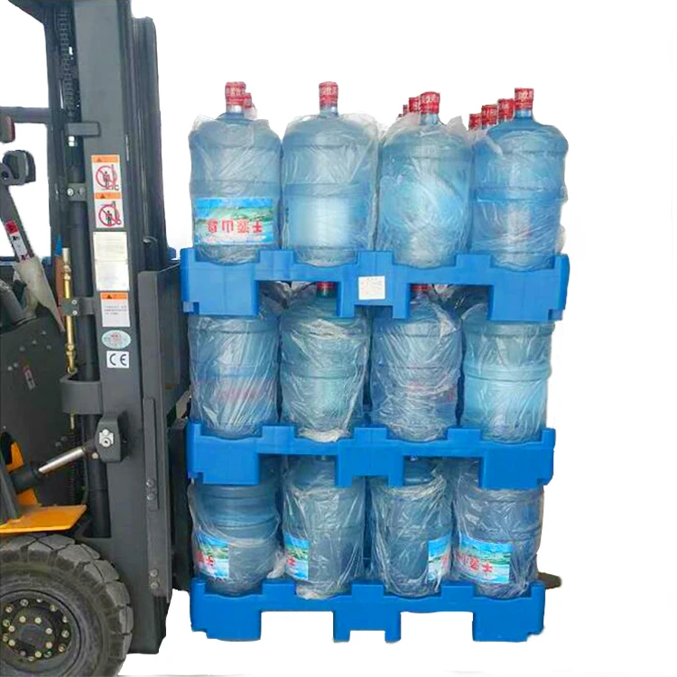 One time injection water rack 108*81*17cm / 108*108*18cm 5 gallon water bottle pallets