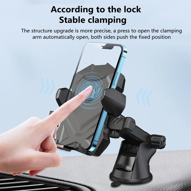 Лидер продаж вращающийся на 360 градусов Автомобильный держатель для телефона лобовое стекло длинная рукоятка нескользящая Автомобильная присоска мобильного автомобильной приборной