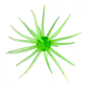 Cheery Sea Urchin Printed TPE Artificial Soft Bait Topwater Midwater Float Fishing Target Species Bass Snapper Marlin Pike – Soft Lure – view 3