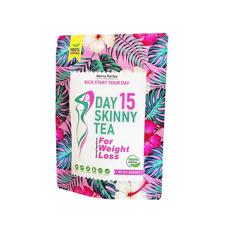 Custom Printed 28days Weight Loss Skinny Fit Slim Diet Detox Tea