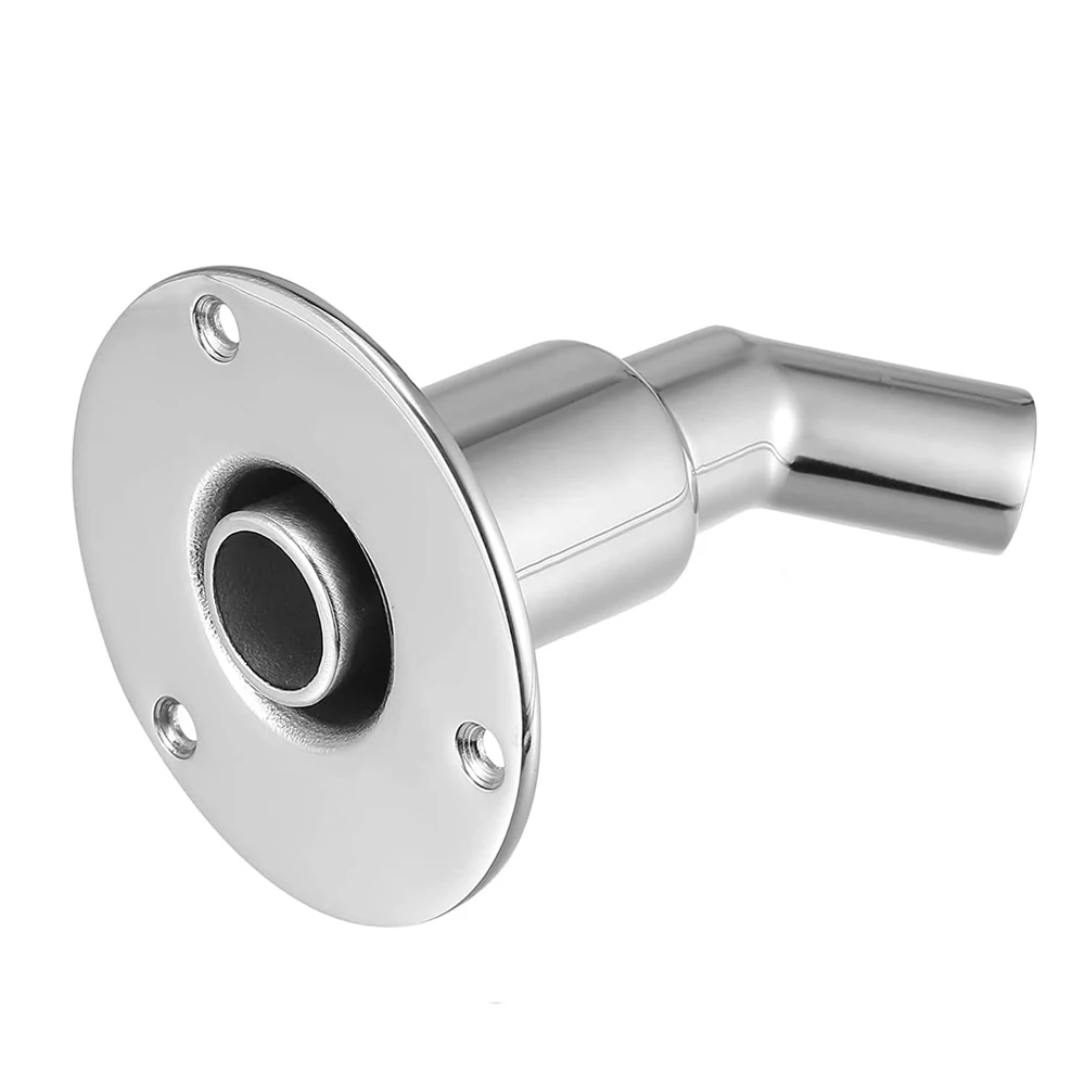 tubo de Exaustão de Passagem de 24 mm em Aço Inoxidável 316 Conexão de Tubo de Saída Submersa Acessórios Marítimos Peça de Fixação de Exaustão de Casco