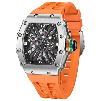 New PAGANI DESIGN Men's Luxury Fashion Quartz Watch Time Code Watch Sport Watch Sapphire Stainless Steel Waterproof VH65 2024