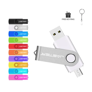 JASTER New Creative With Key Chain USB 2.0 Flash Drive 128GB