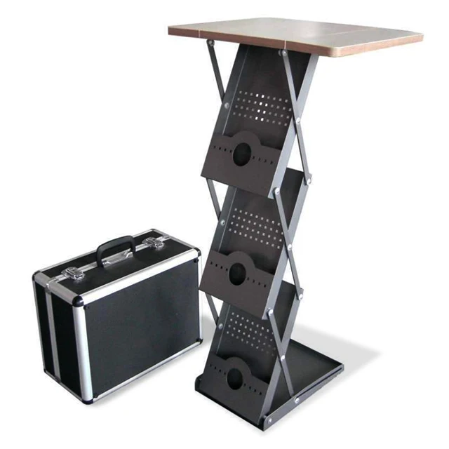 Advertising promotional materials magazine rack table Iron data rack