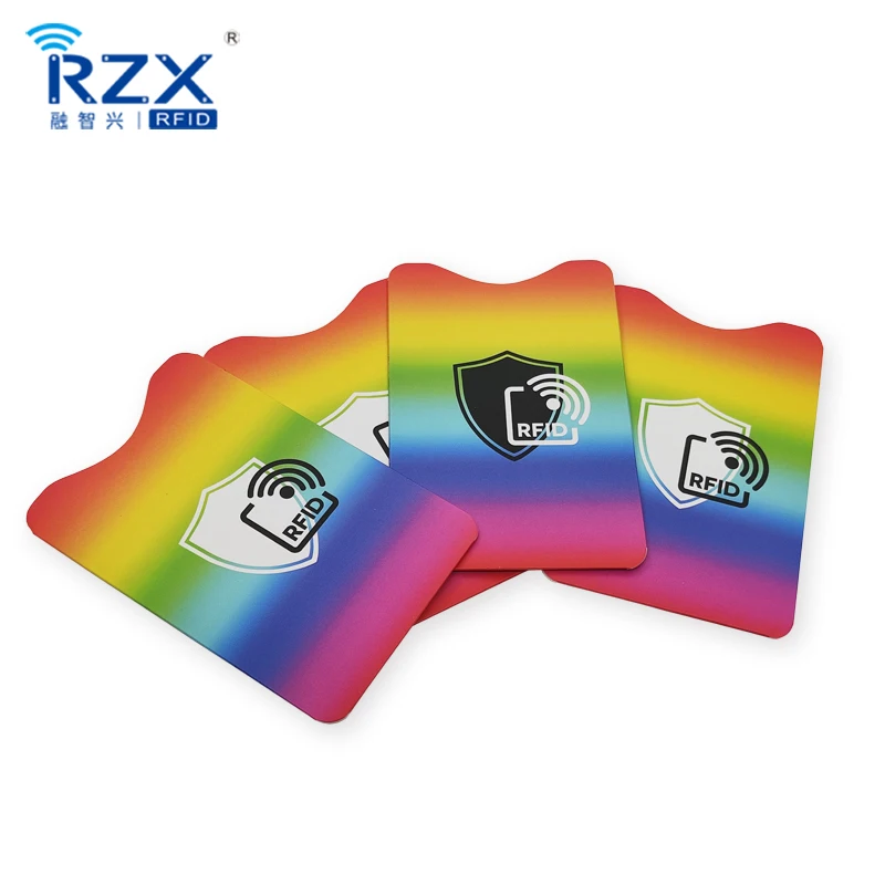 High Quality Customizable Aluminum Foil Rfid Blocking Sleeves Rfid Scan Fraud Protection for Credit Cards High Quality Customizable Aluminum Foil Rfid Blocking Sleeves Rfid Scan Fraud Protection for Credit Cards