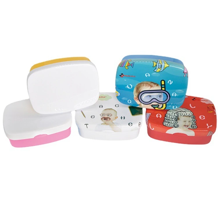 Персонализированный чистый сублимационный Ланч-бокс с логотипом «сделай сам» Подарочный для