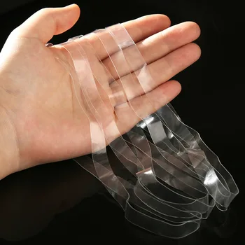 High Elasticity Clear Transparent Frosted TPU Band 3mm-8mm Wide Eco-Friendly Transparent Bra Underwear Custom Cutting Service