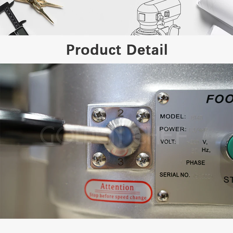 Multi Function Three Speed Levels Blender Electric Food Mixer 100l Planetary Mixer Cake Mixer 100liter