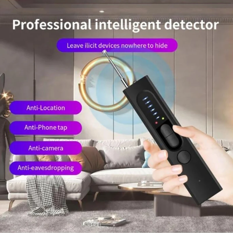NEW Style Camera Finder Hidden Camera Detector Anti Spy Detector RF Scanner Detector for GPS Tracker Wireless Listening Device