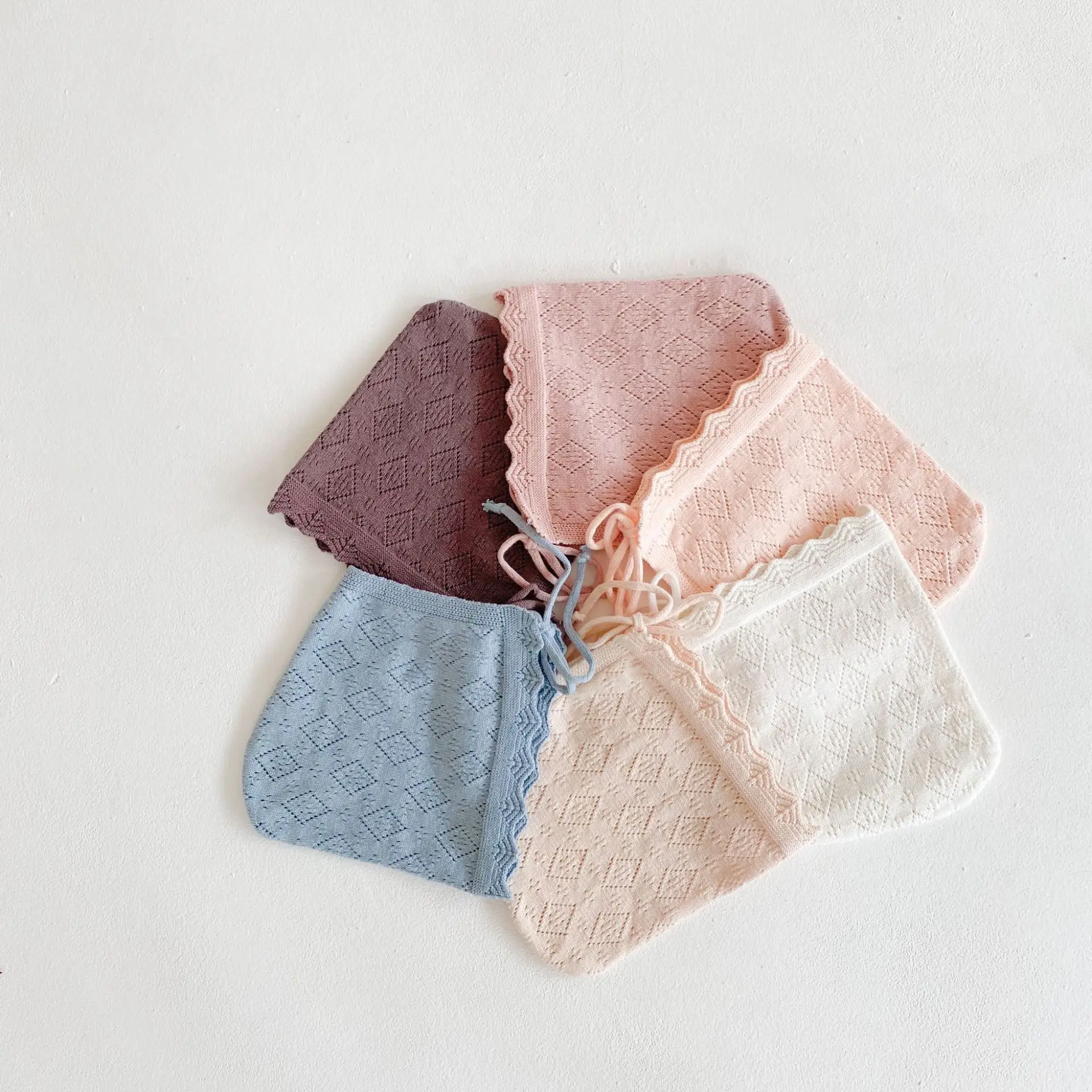 Индивидуальные хлопок детская шляпа многоцветная опционально + кружевная шляпа