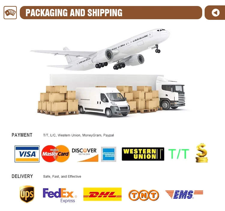 Packaging & shipping specifications