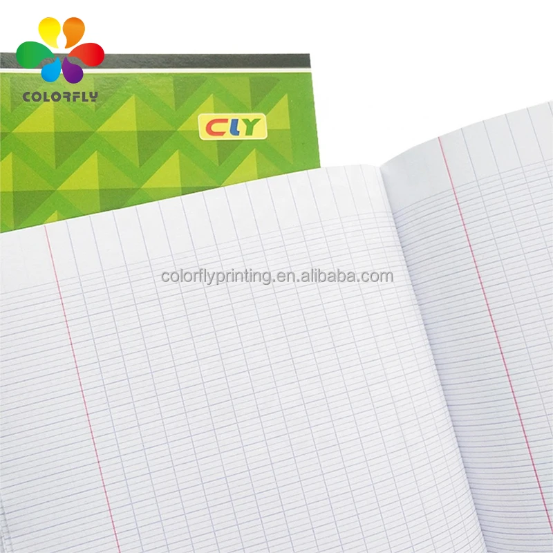 High Quality A5 French Line School Notebooks China Factory Wholesale Paper Cover Saddle Stitching Binding Stationery for Africa
