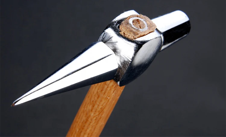 Extended Wooden Handle Railway Inspection Testing Hammer