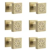 brushed gold - 6pcs