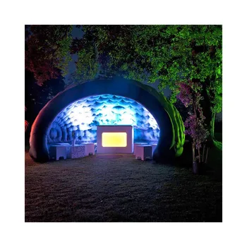 20ft Commercial Led Grade Black Disco Light Mobile Night Club Tent Party Inflatable Nightclub For Party Pop Up Large