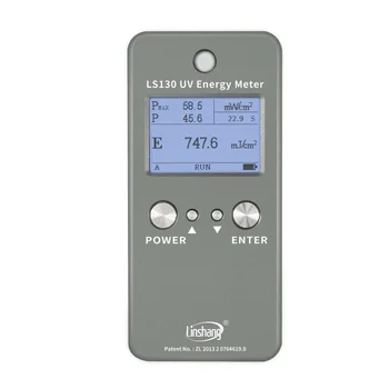 LS130 UV Light Meter test intensity and energy value of high pressure mercury lamp
