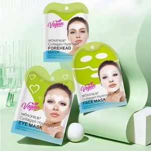 Korean Skin Care Hydrating Overnight Hydrogel Mask Firming Jelly Gel Forehead Eye Face Mask Bio-Collagen Real Deep Collagen Mask