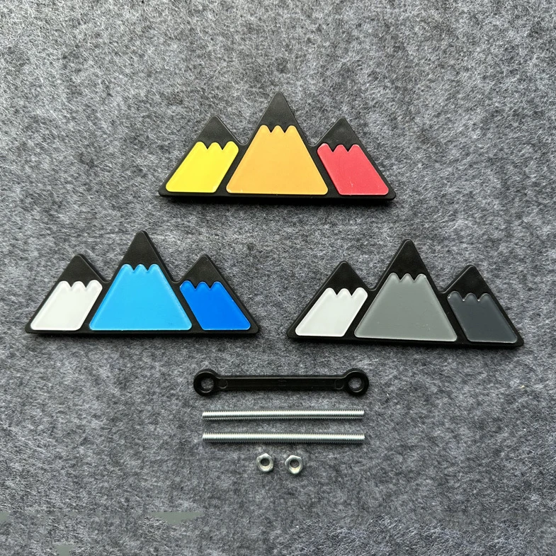 Jdmotorsport88 Mountain Design Front Grille Badge Emblem Decoration ...