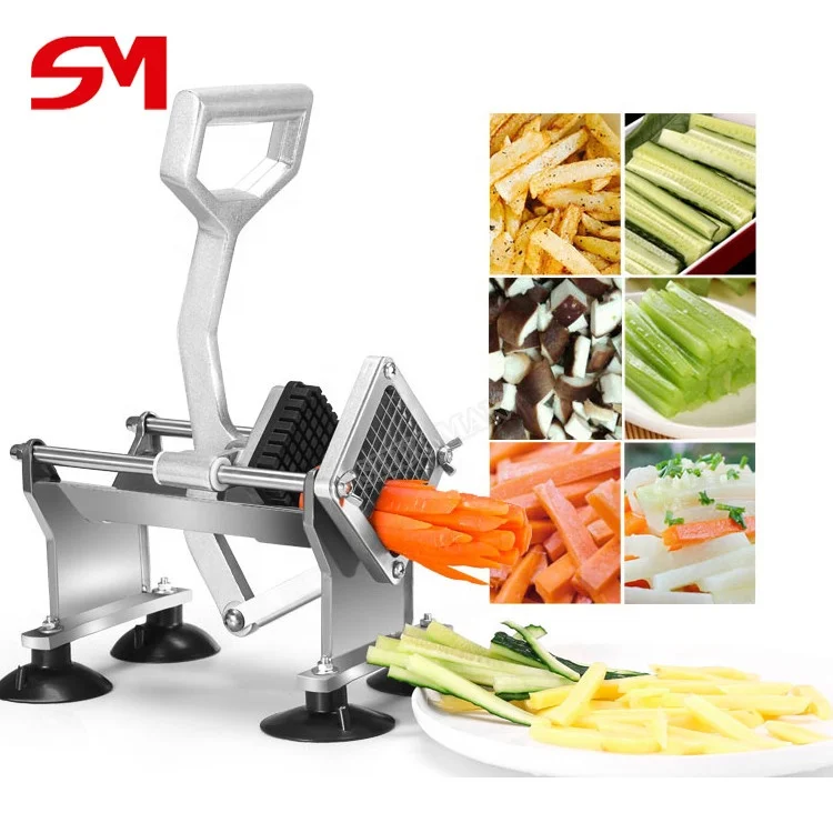 Electric Potato Chip Cutter, Stainless Steel Duty French Fry Cutter Machine  With 7/10/14mm For Kitchen For Commercial