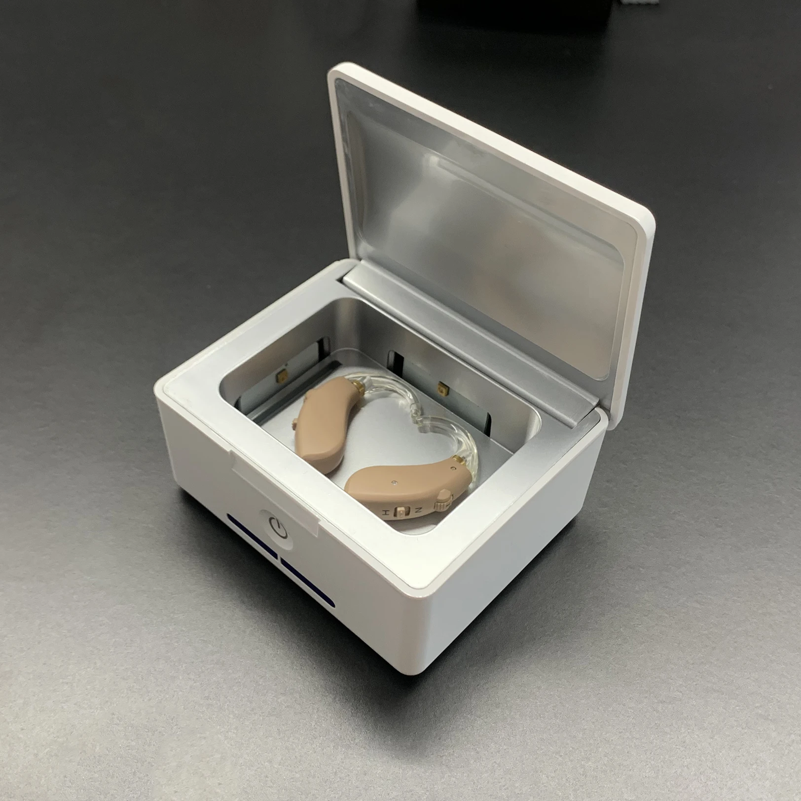 Uvc Hearing Aids Dryer Case Removes Sweat Moisture From Hearing Aids