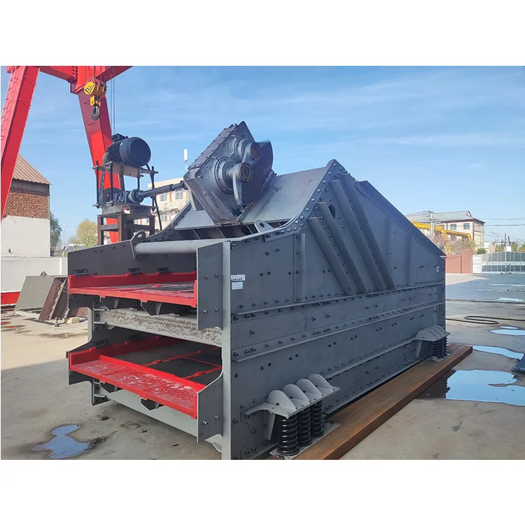 For Fine Sand Quartz Stone Ore Screening Motor Gear Engine for Mining Best Accurate Banana Linear Vibrating Screen Machine