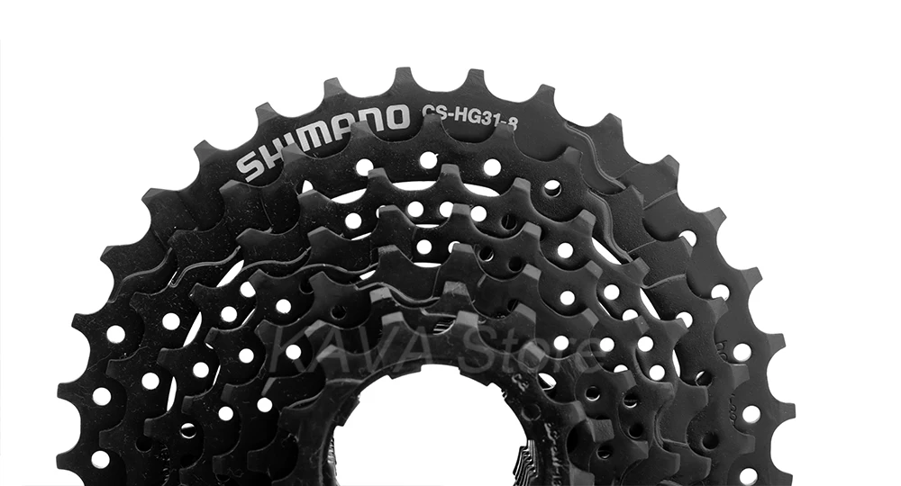 Cassette Shimano CS-HG31, 8 Vitesses, 11-32 Dents - Pour Vélo De Ville, VTT Ou Trekking