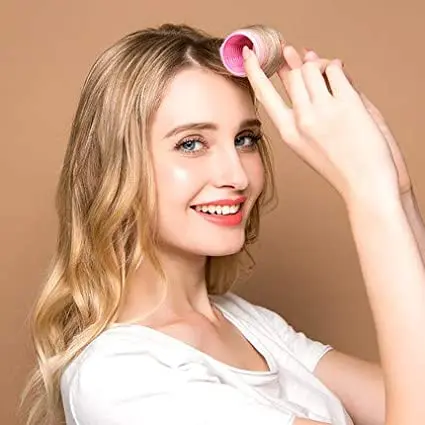 Новый продукт, пластиковые сетчатые Магнитные ролики для волос Dinshine