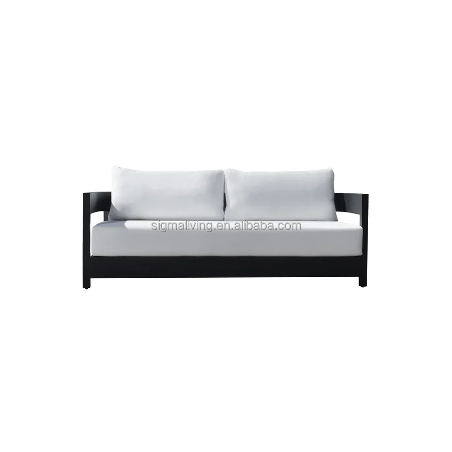 Garden sets patio outdoor furniture sofa hotel 6pc seating set with swivel chairs