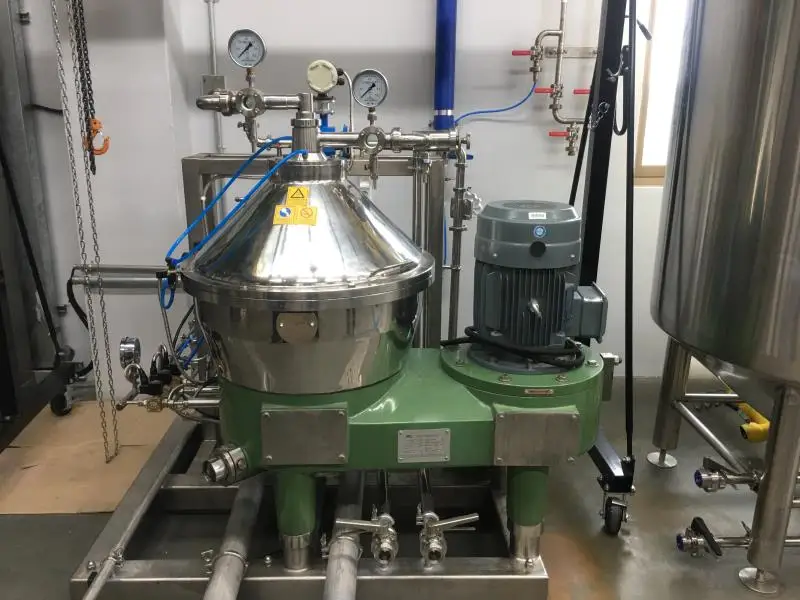 Beer Yeast Disc Stack Centrifuge with Self Cleaning