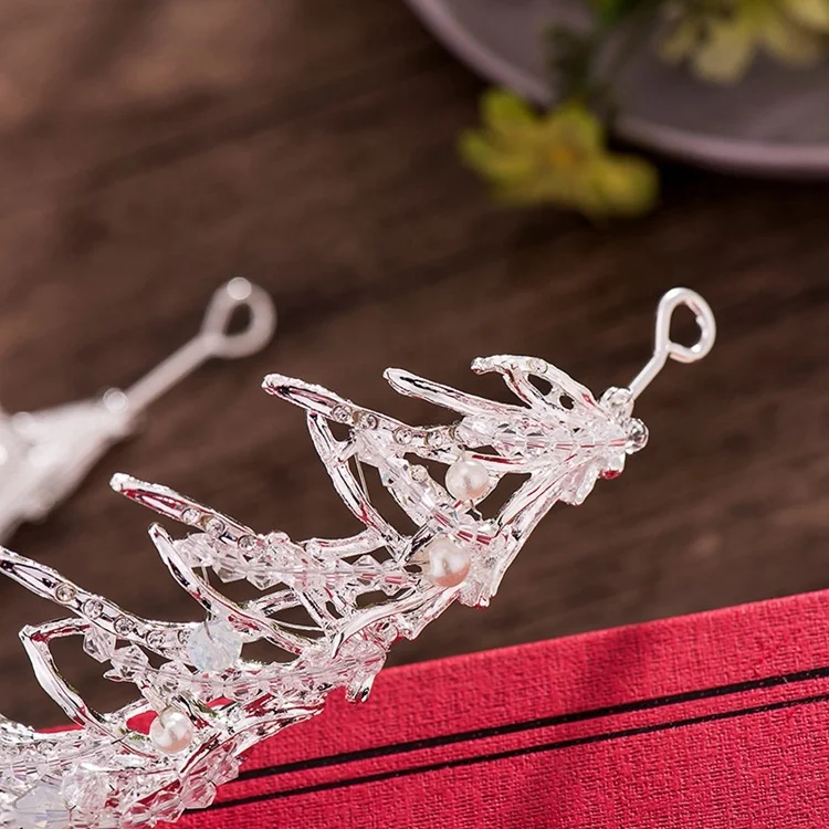 Свадебный головной убор для невесты королевская старинная Золотая ветка свадебные аксессуары ручной работы с кристаллами корона