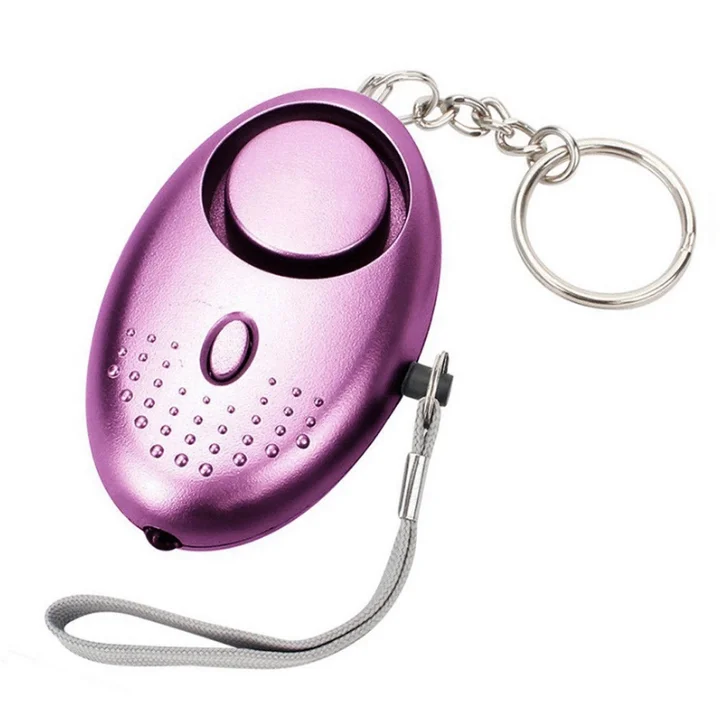 140 DB Personal Alarm and Self Defense Keychain with LED Light for Women NEW 