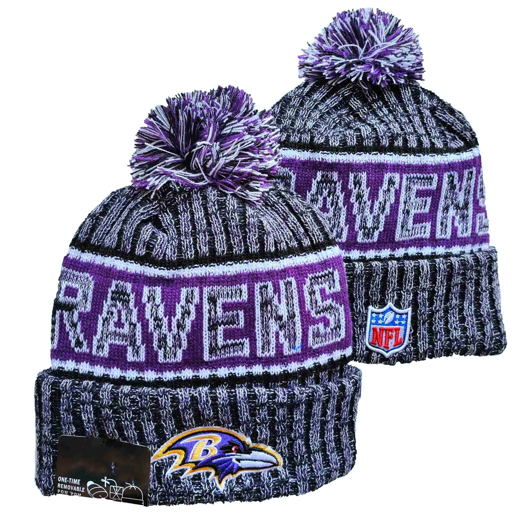 Winter Wearing Warm Beanies Club Team All Teams Football Sports Hat Beanies Ravens Hats Buy
