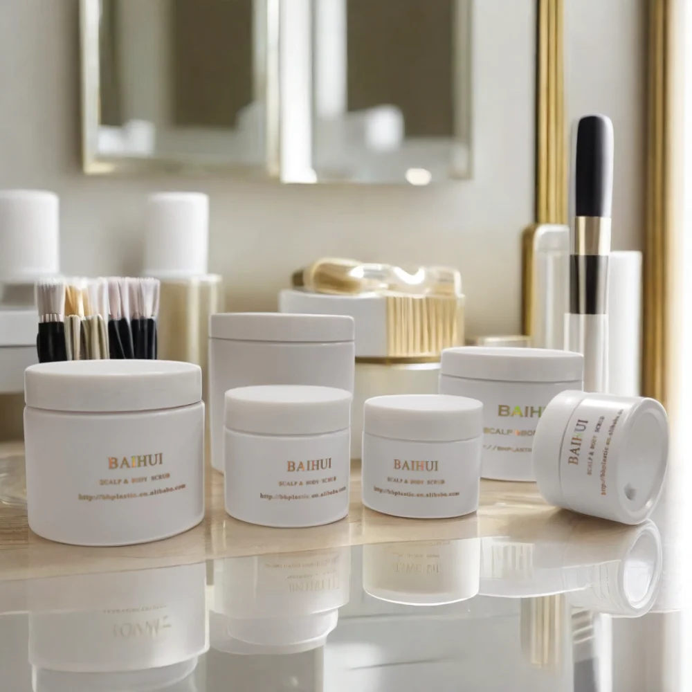 New 15ml to 600ml Matte Empty Skin Care Package Eye and Face Luxury Cream Pet Jar With Screw Cap