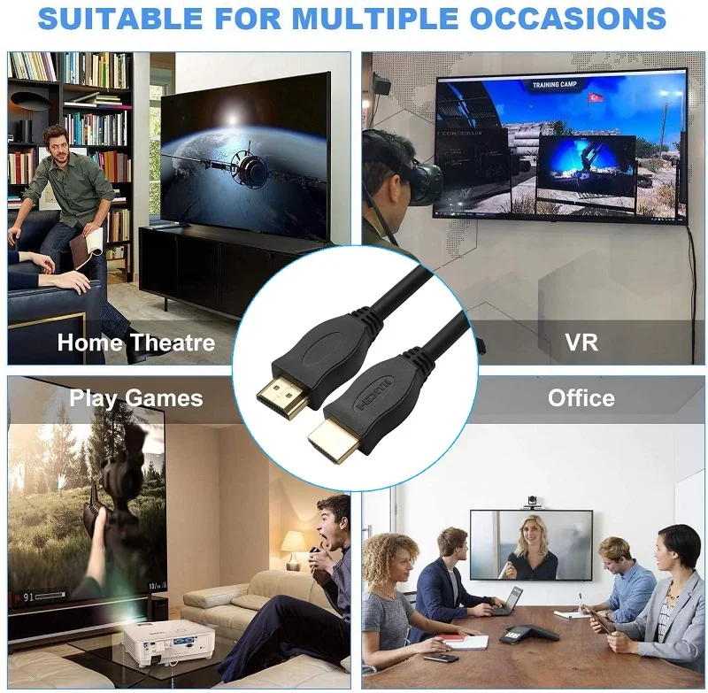 2024 новейшая дешевая цена 15 м 20 м 30 м 50 м 4K60Hz кабель HDTV Премиум 28AWG TV HDTV кабель видео кабель для монитора ноутбука HD TV