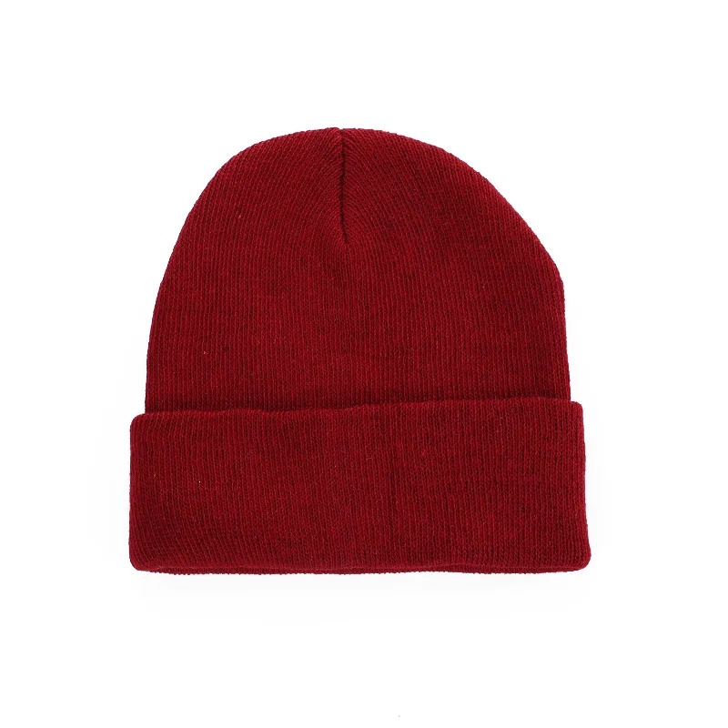 Txl549 Outdoor Vintage Round Top Warm Winter Hat Solid Color C Autumn