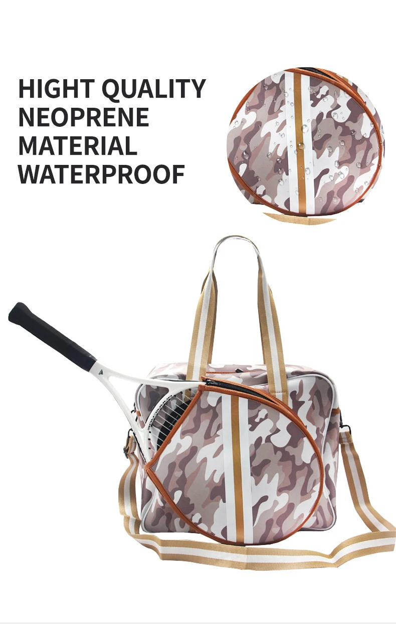 Hot Selling New Paddle Puffer Tennis Bag Women's Tote Bags Gym Sport