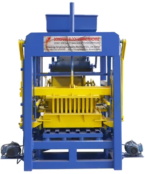 Automatic concrete block moulds brick moulding machine making paving stone In South Africa Supplier