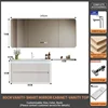 80Durasein Integrated Basin + Smart Mirror Cabinet