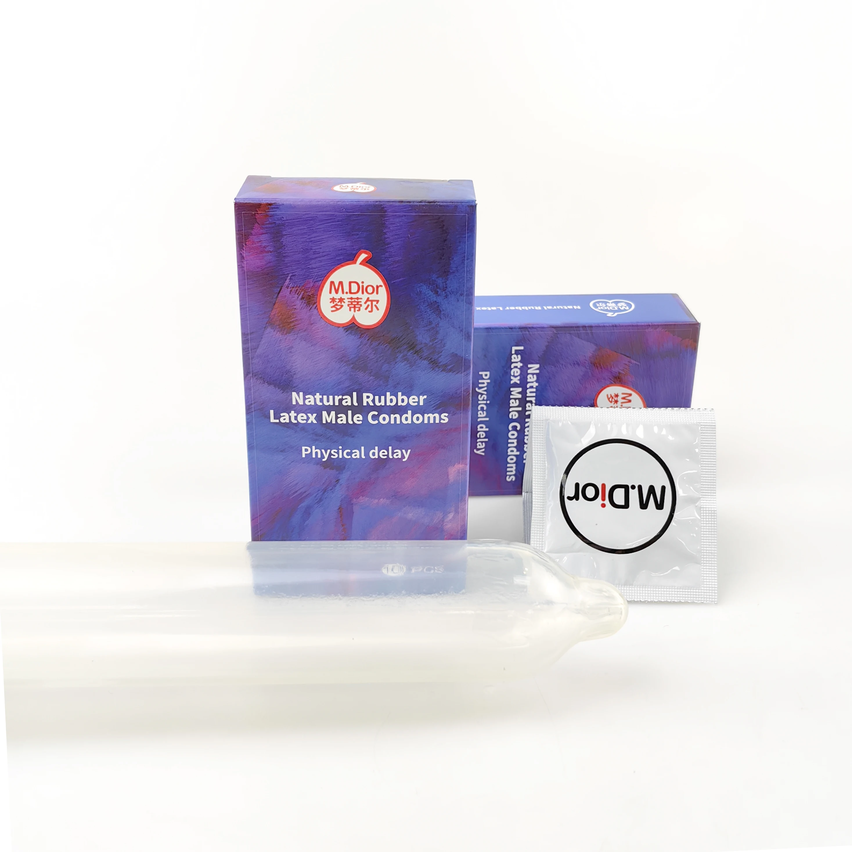 Superior Quality Extra Strength Male Latex Condoms New Design with Anti-Slip Feature Good Quality Physical Delay Condoms