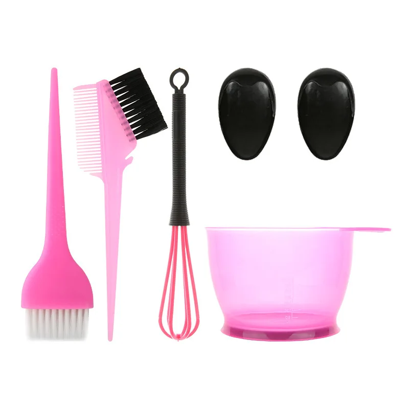 Black Hair Dye Brush And Bowl Set Dye Hair Color Brush Set Including